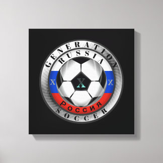 Russland Generation X Russischer Fußball Leinwanddruck