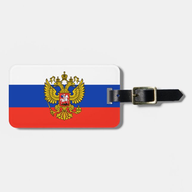 Russland Gepäckanhänger (Vorderseite horizontal)