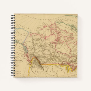 Russland, Großbritannien und Kanada Notizbuch