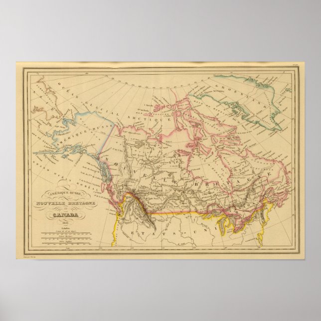 Russland, Großbritannien und Kanada Poster (Vorne)