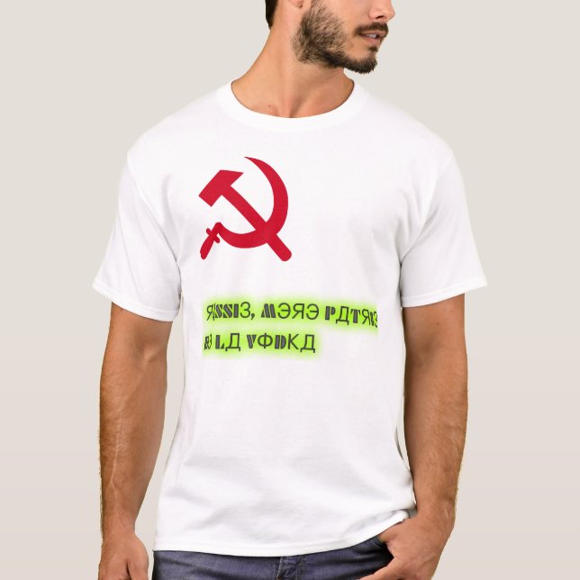 Russland: Heimat des Wodka: DD T-Shirt (Vorderseite)