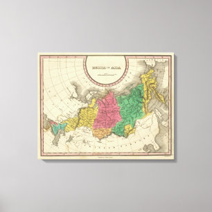 Russland in Asien Leinwanddruck