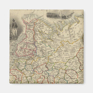 Russland in Europa 2 Magnet