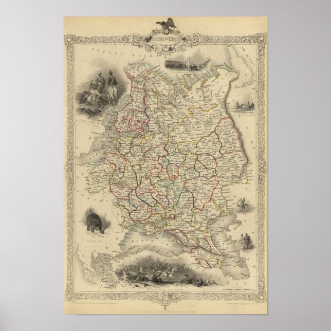 Russland in Europa Poster (Vorne)