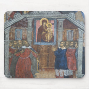 Russland, Jaroslawl, Fresko in der Kathedrale des Mousepad