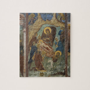 Russland, Jaroslawl, Fresko in der Kathedrale des  Puzzle