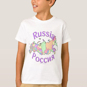 Russland-Karte T-Shirt