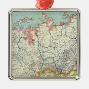 Russland, Korea und Asien Silbernes Ornament