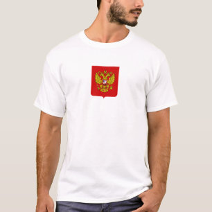 Russland Landeswappen Symbol Emblem Flagge T-Shirt