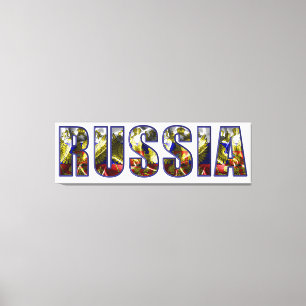 Russland Leinwanddruck