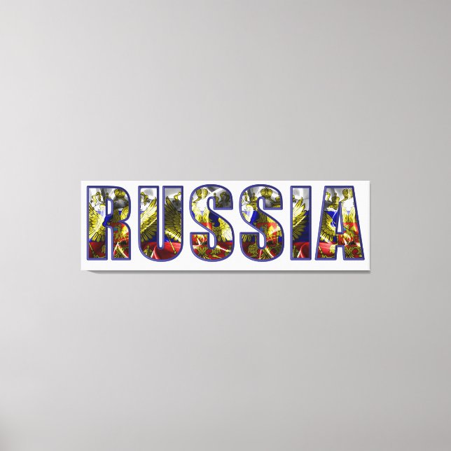 Russland Leinwanddruck (Vorderseite)