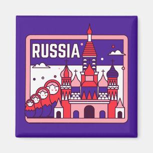 Russland Magnet