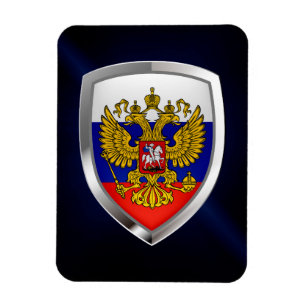 Russland-Metallisches Emblem Magnet