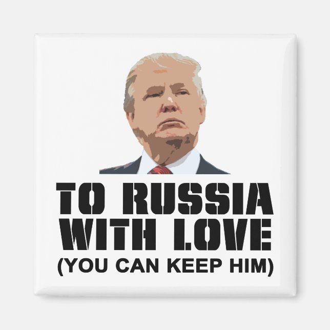 Russland mit Liebe Magnet (Vorne)
