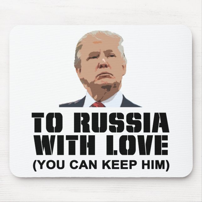 Russland mit Liebe Mousepad (Vorne)