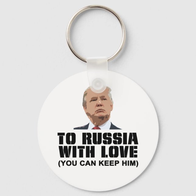 Russland mit Liebe Schlüsselanhänger (Vorderseite)