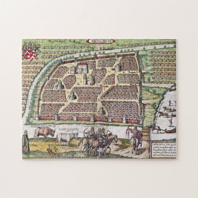 RUSSLAND: MOSKAU, 1591 PUZZLE (Horizontal)