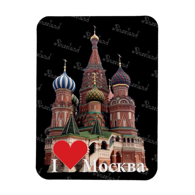 Russland Moskau Magnet (Vertikal)
