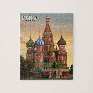Russland Moskau Reisen Puzzle