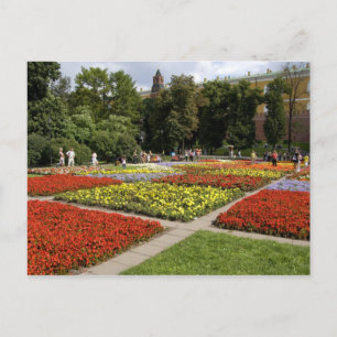 Russland, Moskau, Roter Platz, Alexandrowski Postkarte