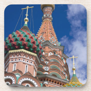 Russland, Moskau, Roter Platz. Basilius-Kathedrale Getränkeuntersetzer