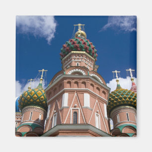 Russland, Moskau, Roter Platz. Basilius-Kathedrale Magnet