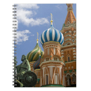 Russland, Moskau, Roter Platz. Basilius-Kathedrale Notizblock