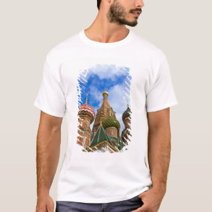 Russland, Moskau, Roter Platz, Basilius-Kathedrale T-Shirt