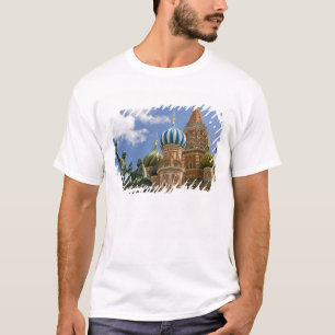 Russland, Moskau, Roter Platz. Basilius-Kathedrale T-Shirt