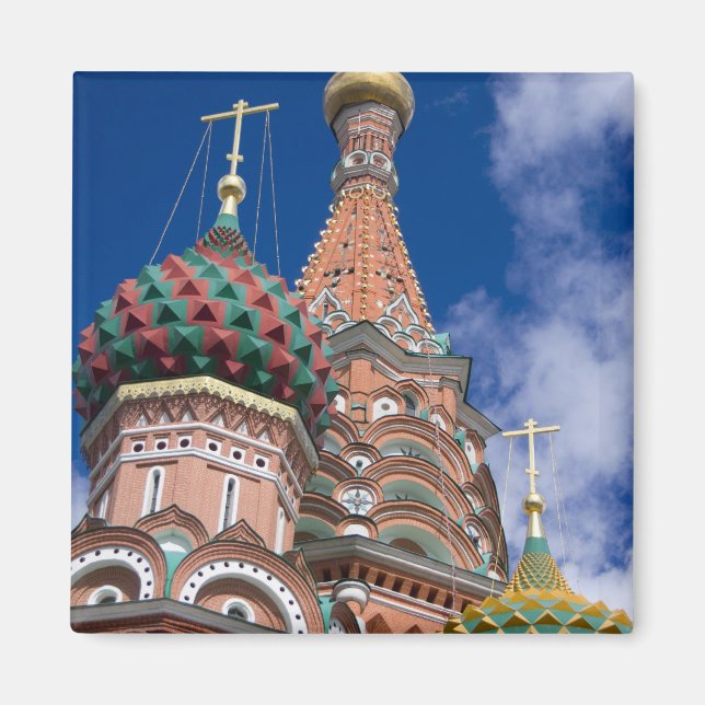 Russland, Moskau, Roter Platz. Basil's 5 Magnet (Vorne)
