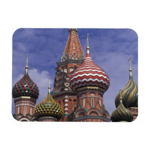 Russland, Moskau, Roter Platz. berühmte Zwiebeln d Magnet