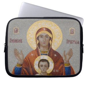 Russland, Moskau, Sparrow Hill, Trinity Church. Laptopschutzhülle