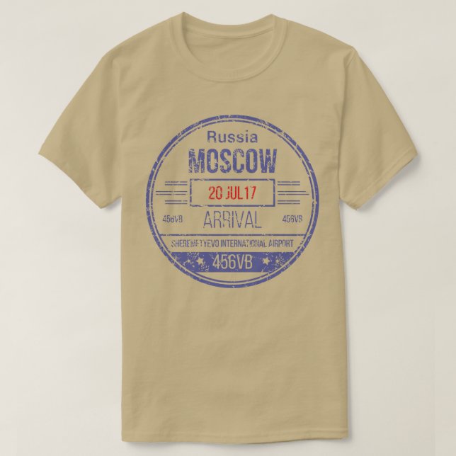 Russland Moskau T-Shirt (Design vorne)