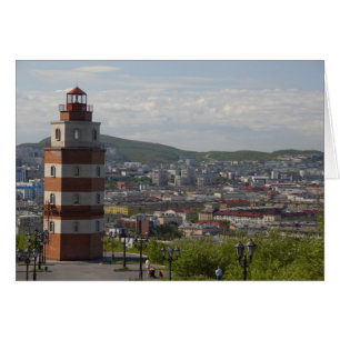 Russland, Murmansk. Größte Stadt nördlich des