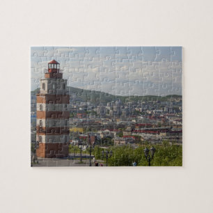 Russland, Murmansk. Größte Stadt nördlich des Puzzle
