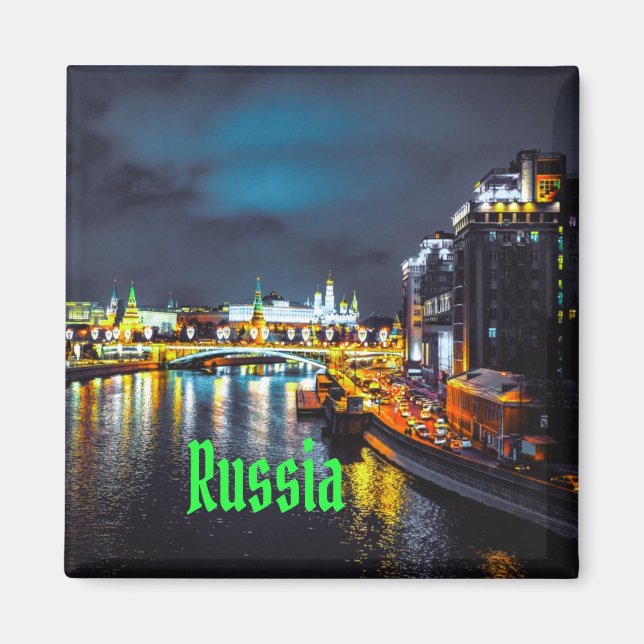 Russland oder Russische Föderation Moskau in der N Magnet (Vorne)
