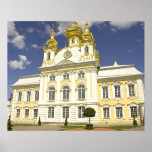 Russland. Petrodvorets. Peterhof-Palast. Peter der Poster