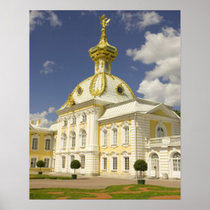 Russland. Petrodvorets. Peterhof-Palast. Peter der Poster