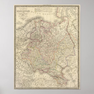 Russland Polen Poster
