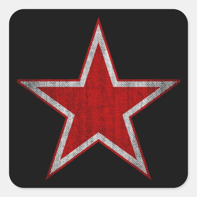 RUSSLAND QUADRATISCHER AUFKLEBER (Vorderseite)