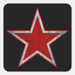 RUSSLAND QUADRATISCHER AUFKLEBER