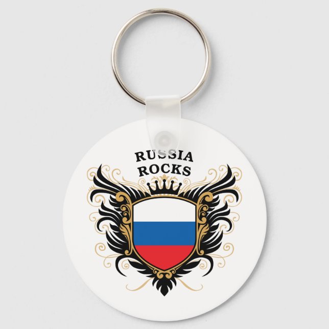Russland Rocks Schlüsselanhänger (Vorderseite)