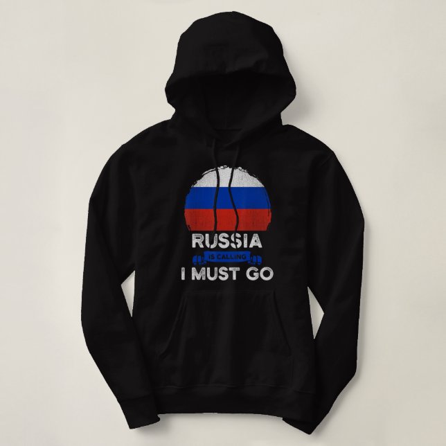 Russland ruft an, dass ich das Erbe russischer Wur Hoodie (Design vorne)