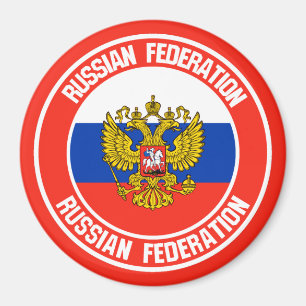 Russland-Runde Magnet