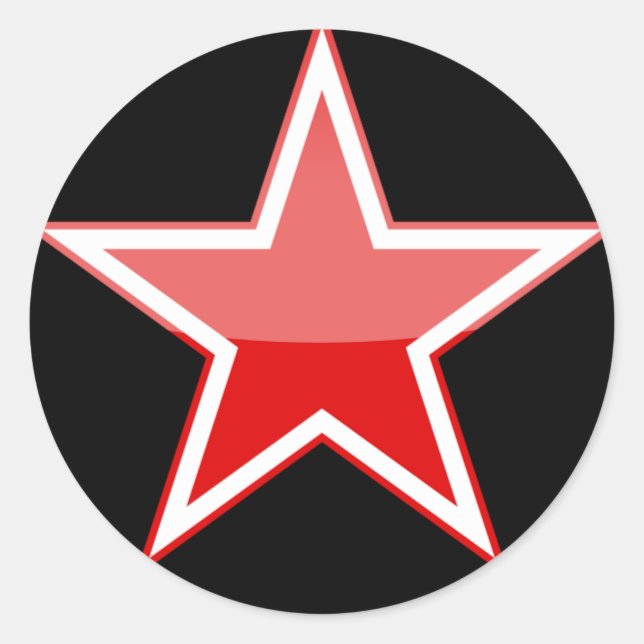 Russland Runder Aufkleber (Vorderseite)