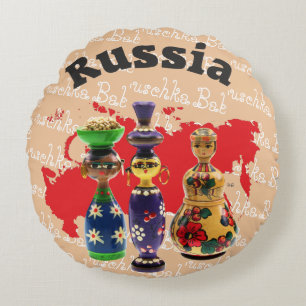 Russland - Russia Babuschka - Matrjoschka Kissen