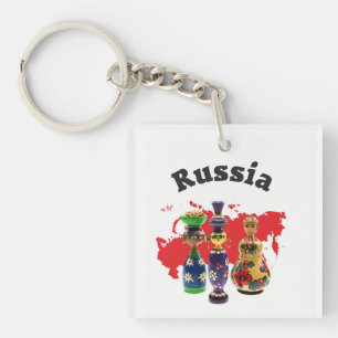 Russland - Russia Babuschka  Schlüsselanhänger