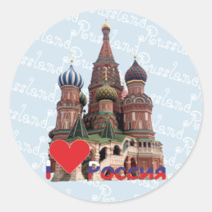 Russland - Russia Moskau Aufkleber