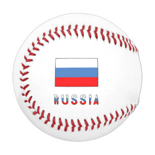 Russland Russische Flagge Schwarz Personalisierung Baseball