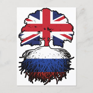 Russland Russisches Großbritannien Großbritannien Postkarte